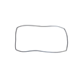 754131050 replacement oven door gasket seal for Omega and Smeg ovens