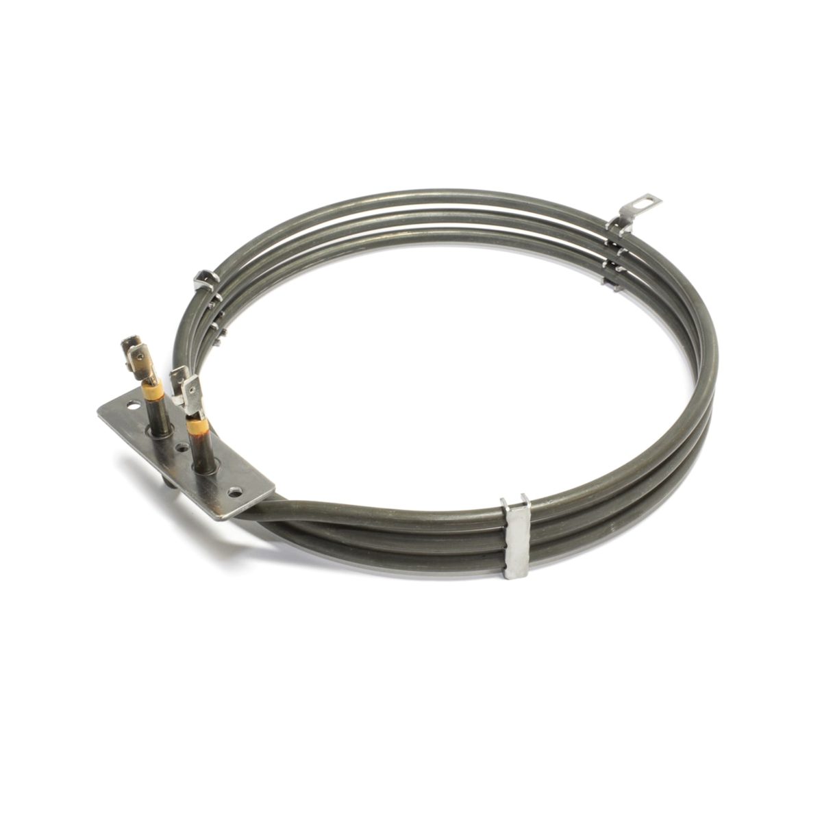 Front view of 806891082 2000W circular fan forced oven heating element for SMEG ovens